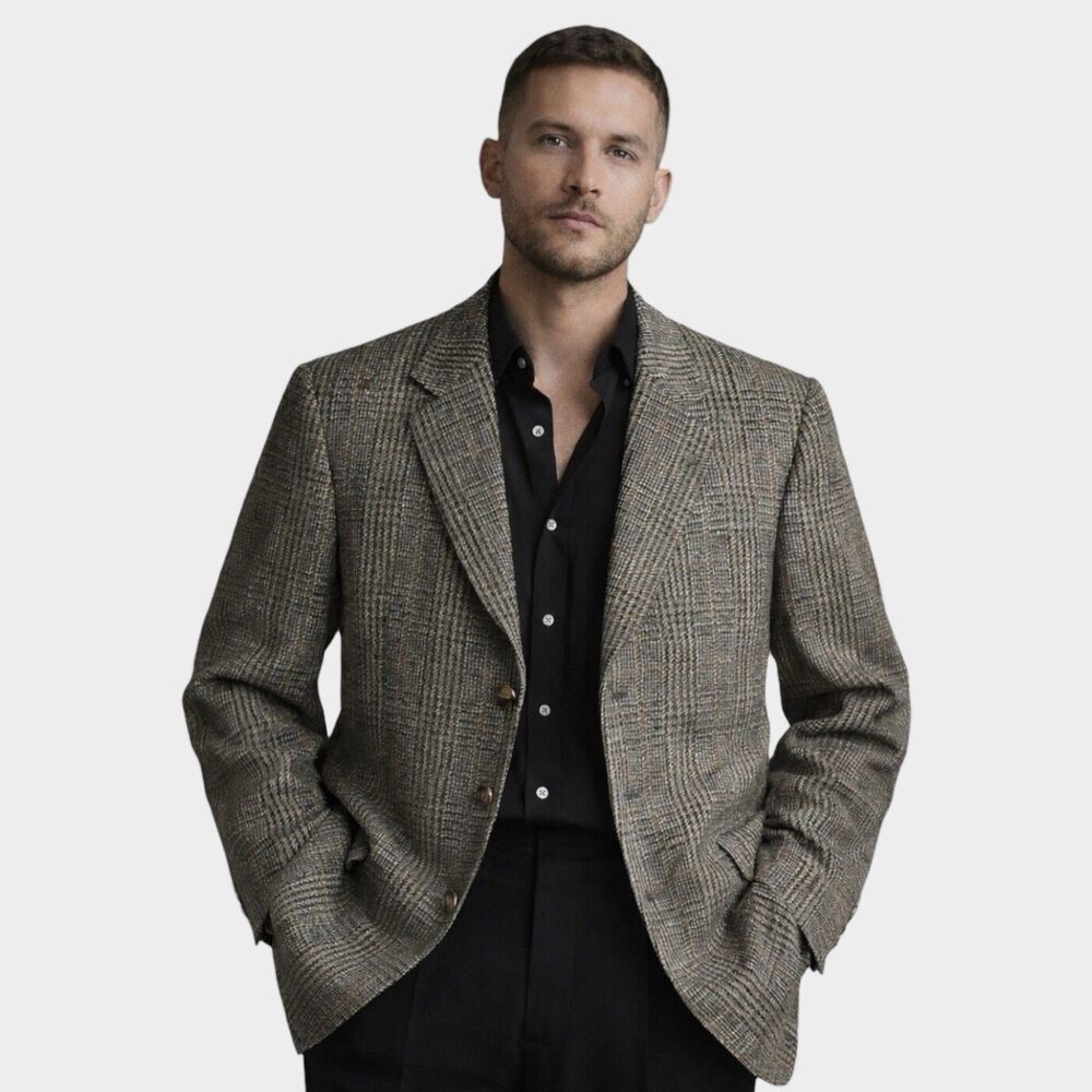 Hart Schaffner Marx 3 Button Blazer Mens‎ 42L Tailored Fit
